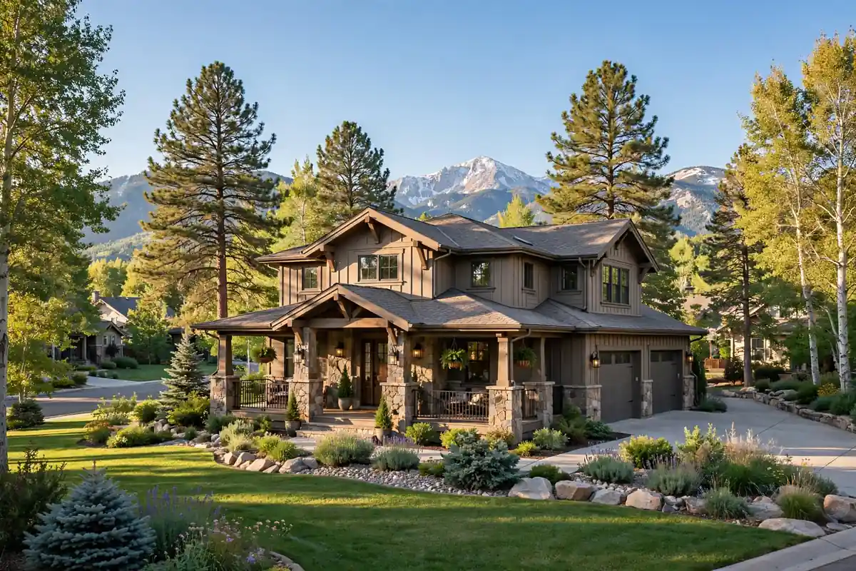 Craftsman home in a Colorado Springs neighborhood near Pikes Peak, kitchen remodel service area